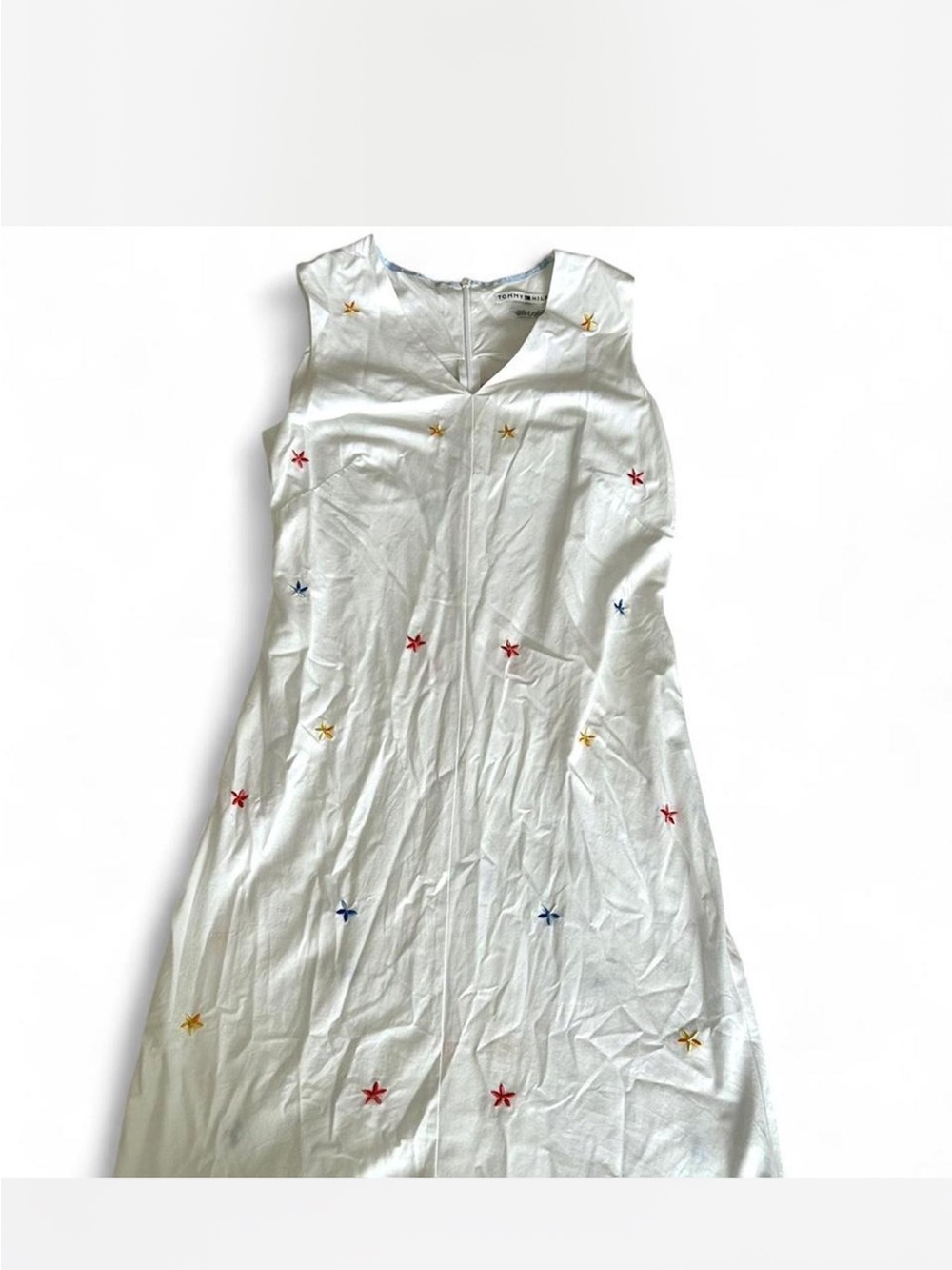 Tommy Hilfiger Floral White Dress | 6